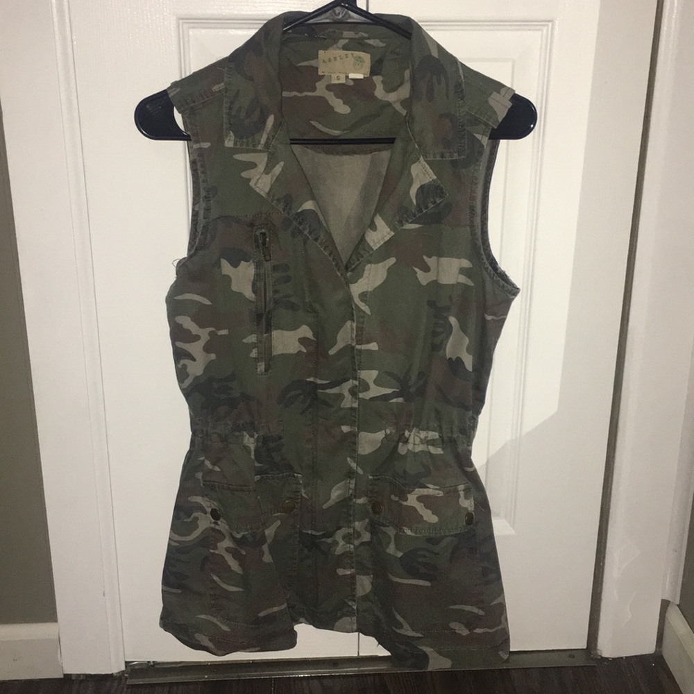 Camo Denim Vest